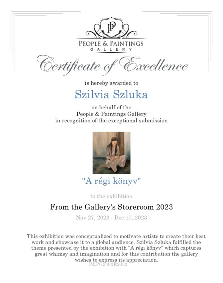 Certificate of Excellence
